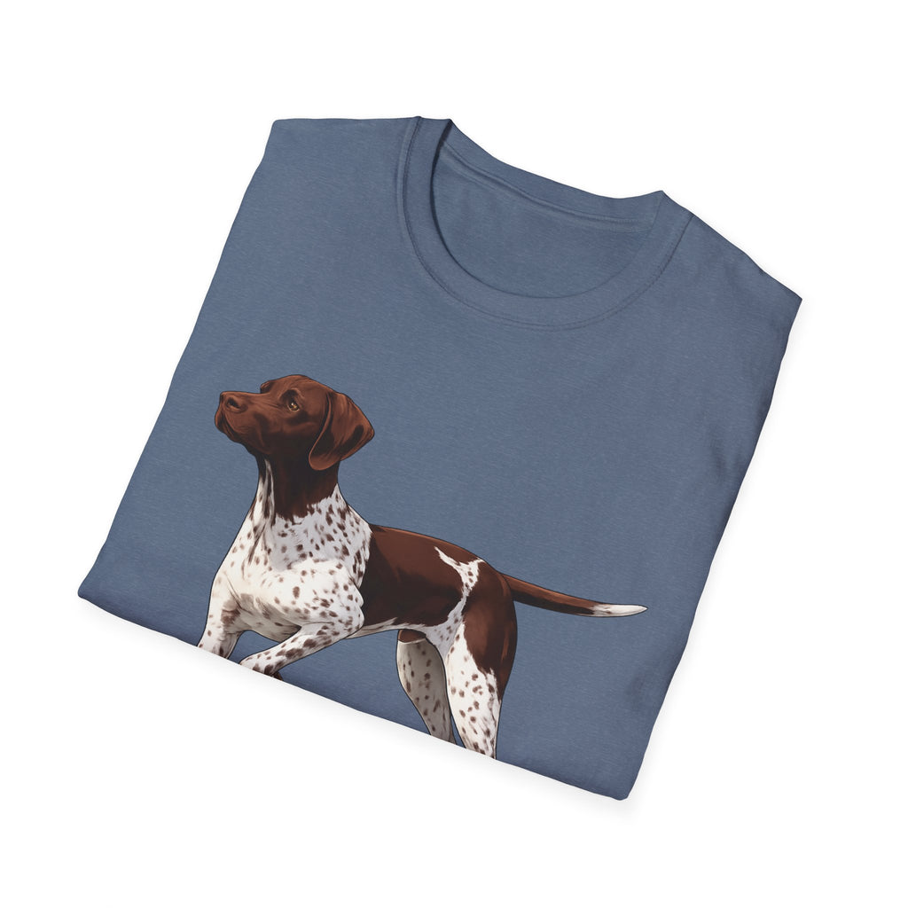 German Shorthaired Pointer T-Shirt — "I Brake for Birds" Dog Lover Tee