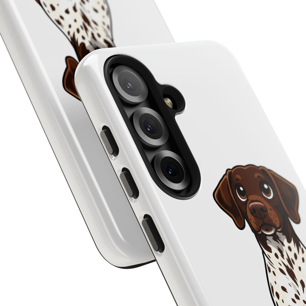 German Shorthaired Pointer Tough Phone Case — Cute Spotted Dog Protective iPhone Case