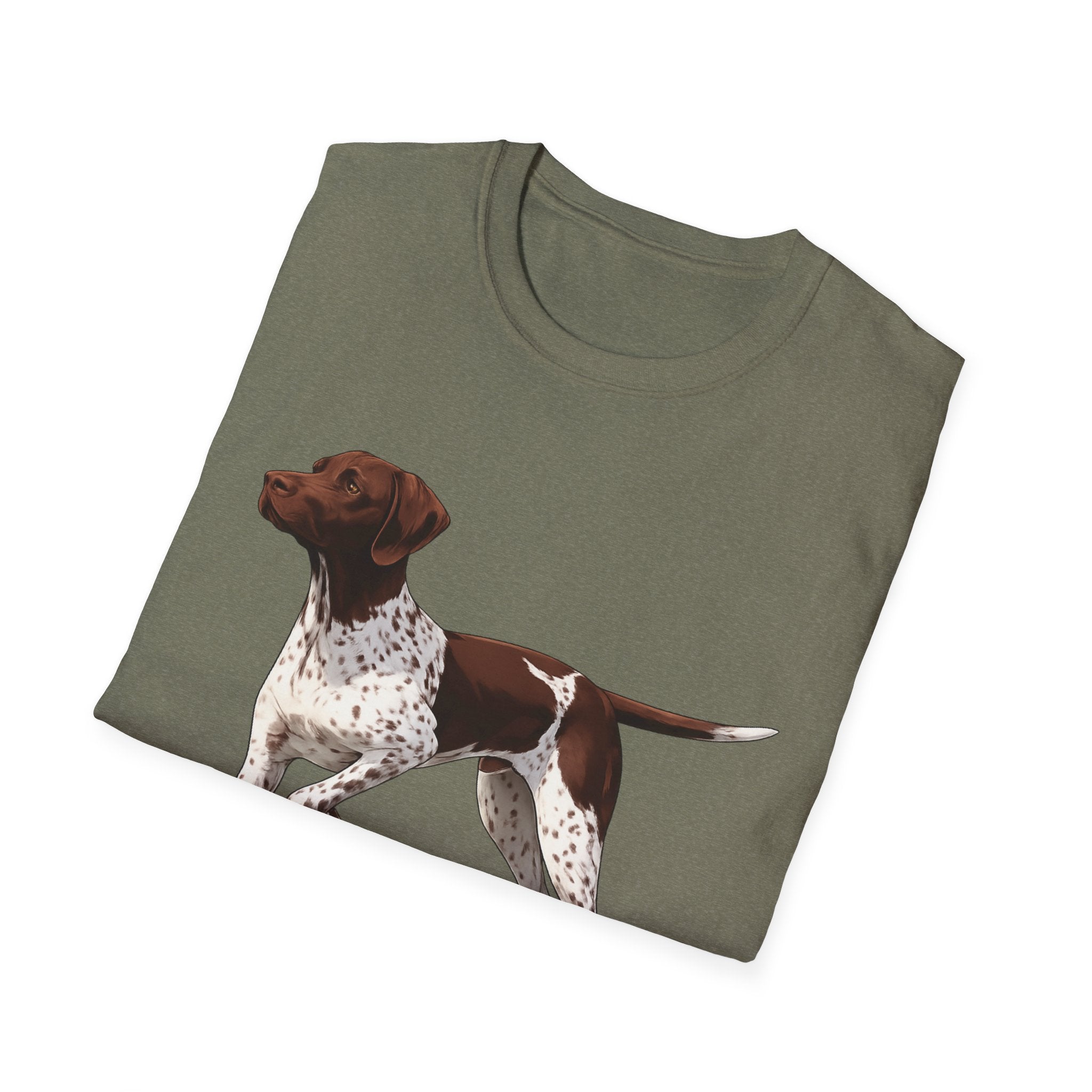 German Shorthaired Pointer T-Shirt — "I Brake for Birds" Dog Lover Tee