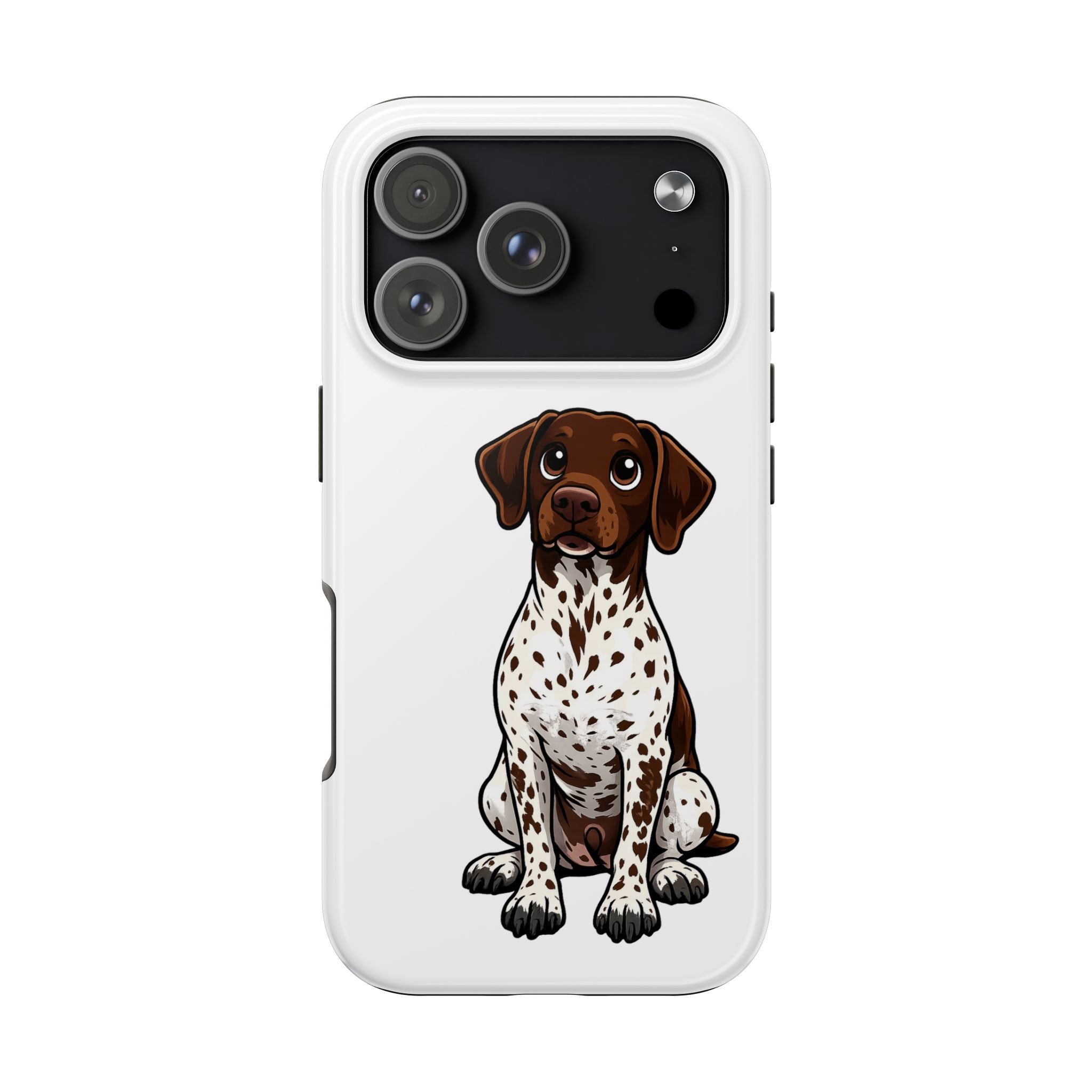 German Shorthaired Pointer Tough Phone Case — Cute Spotted Dog Protective iPhone Case