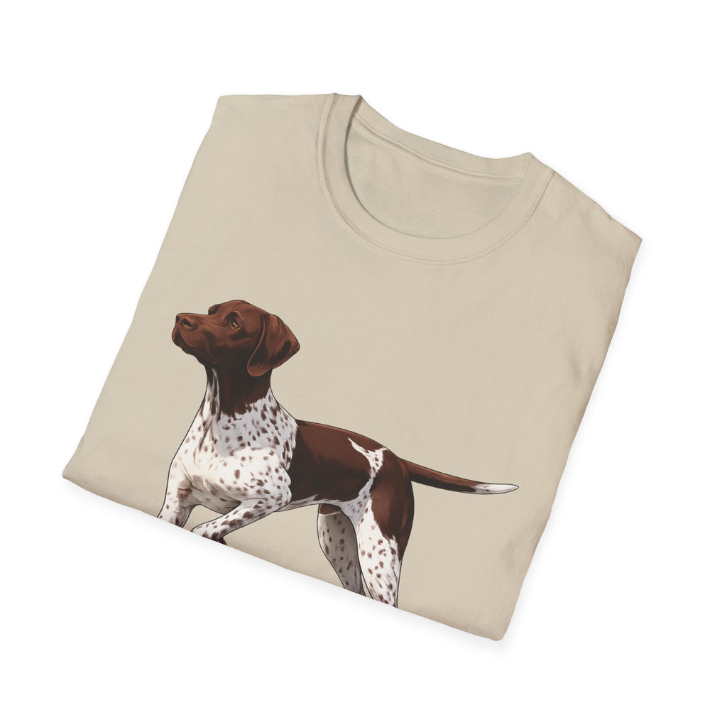 German Shorthaired Pointer T-Shirt — "I Brake for Birds" Dog Lover Tee