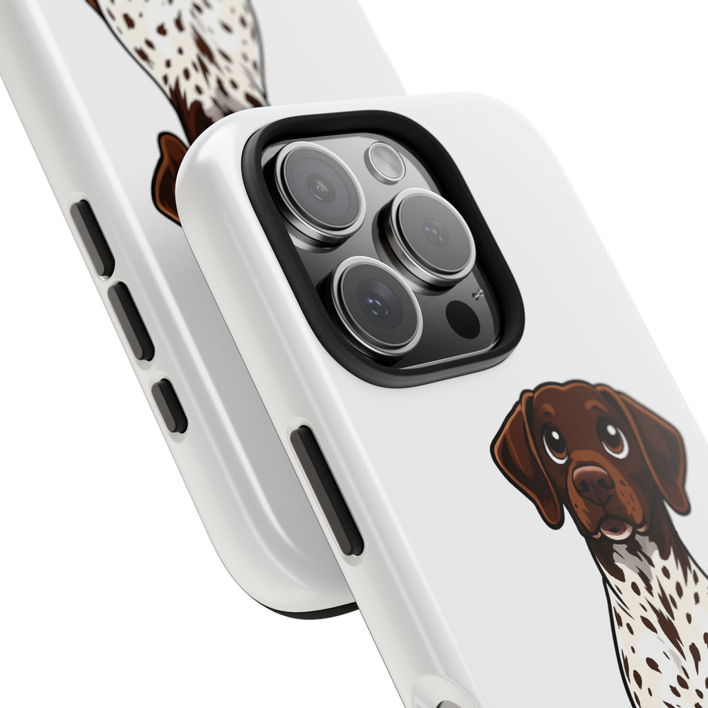 German Shorthaired Pointer Tough Phone Case — Cute Spotted Dog Protective iPhone Case