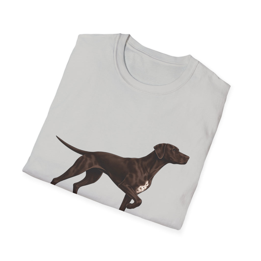 I Brake For Birds Dog T-Shirt — Hunting Pointer Graphic Tee