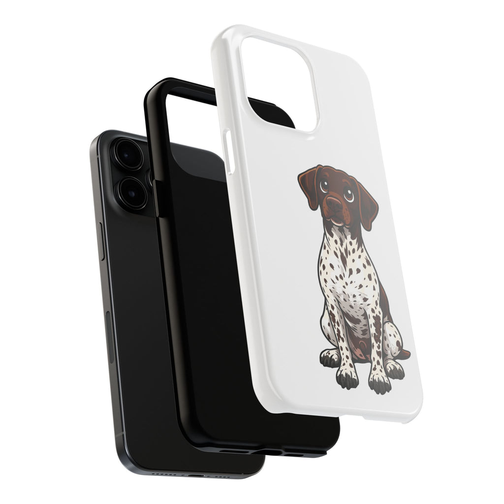 German Shorthaired Pointer Tough Phone Case — Cute Spotted Dog Protective iPhone Case