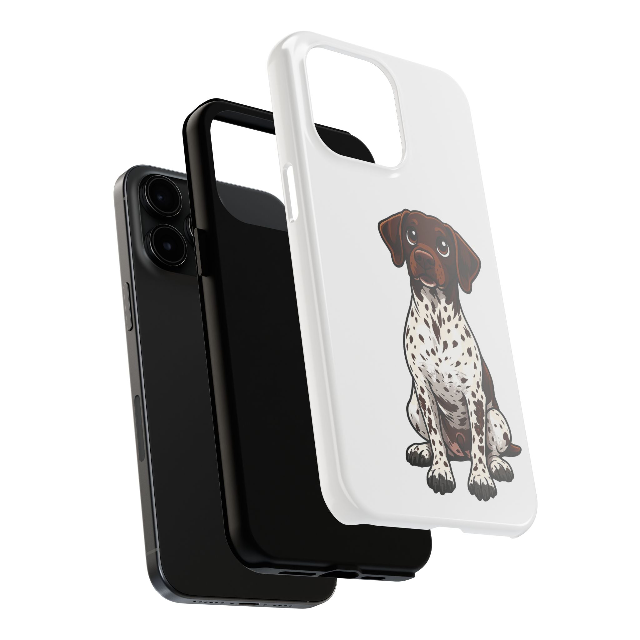 German Shorthaired Pointer Tough Phone Case — Cute Spotted Dog Protective iPhone Case